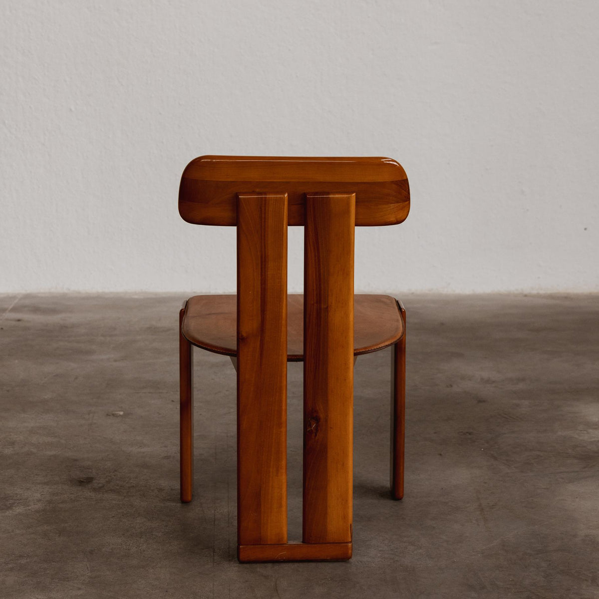 Mario Marenco "Sapporo" Dining Chairs for Mobil Girgi, Cognac Leather, 1970
