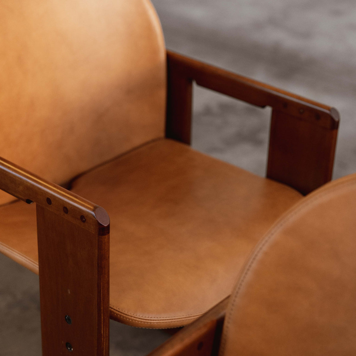 Afra & Tobia Scarpa "Dialogo" Dining Chairs for B&B Italia, 1973
