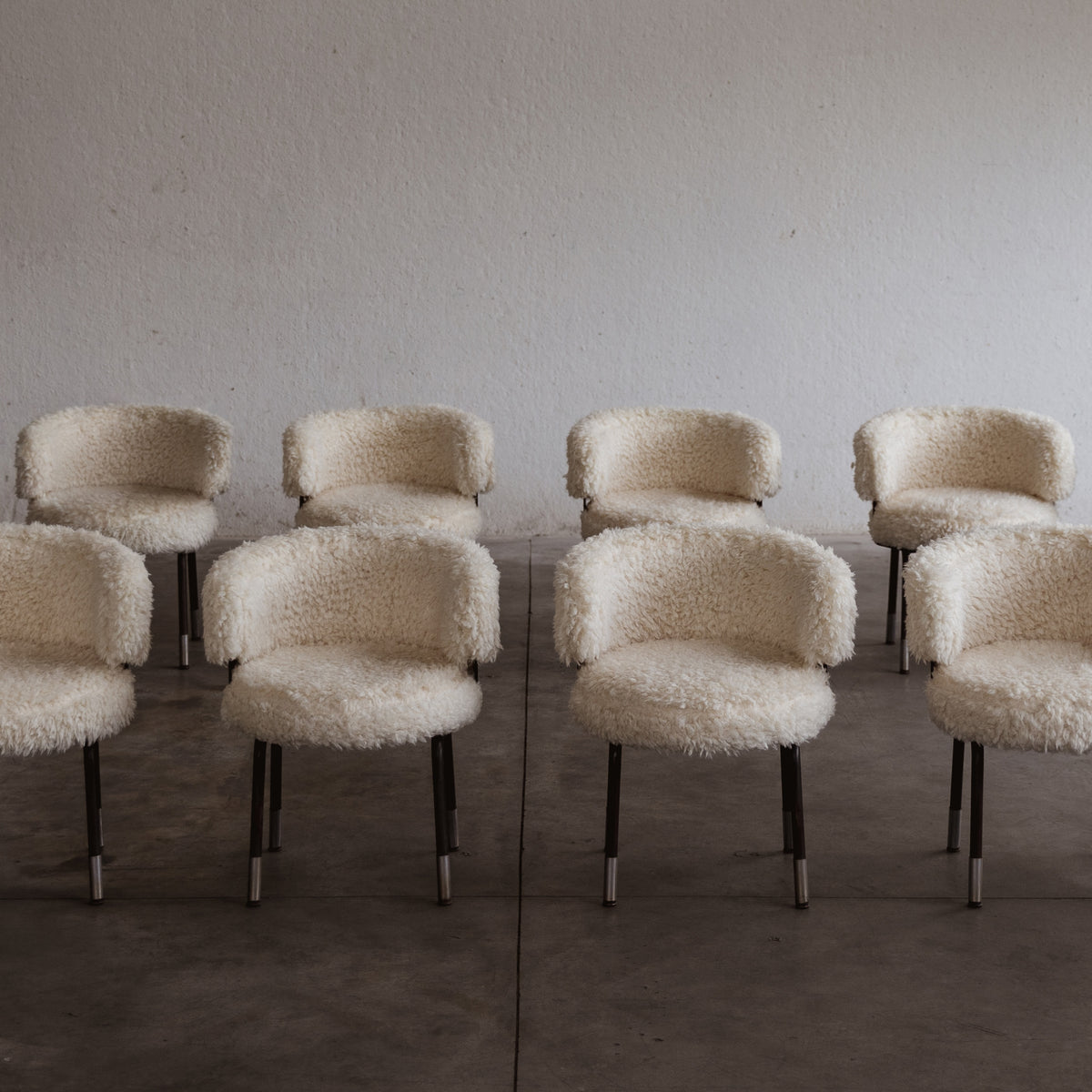 Gianni Moscatelli Dining Chairs for Formanova, 1968, Set of 12