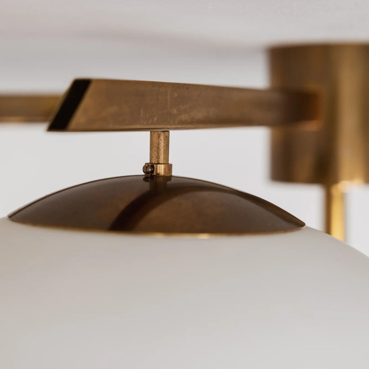 Angelo Lelii "Tre Lune" Ceiling Lamp for Arredoluce, 1961