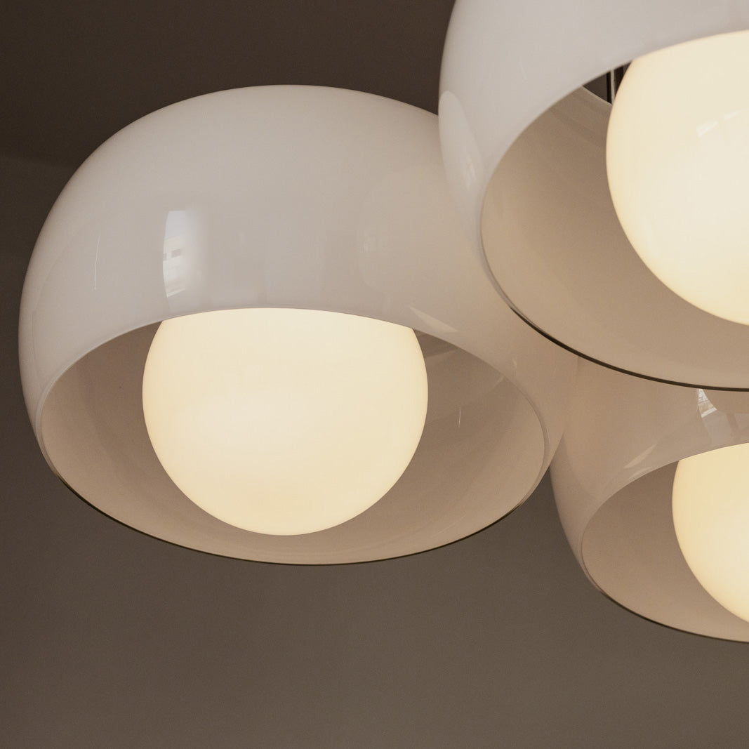 Vico Magistretti "Triclinio" Ceiling Lamps for Artemide, 1967, Set of 2
