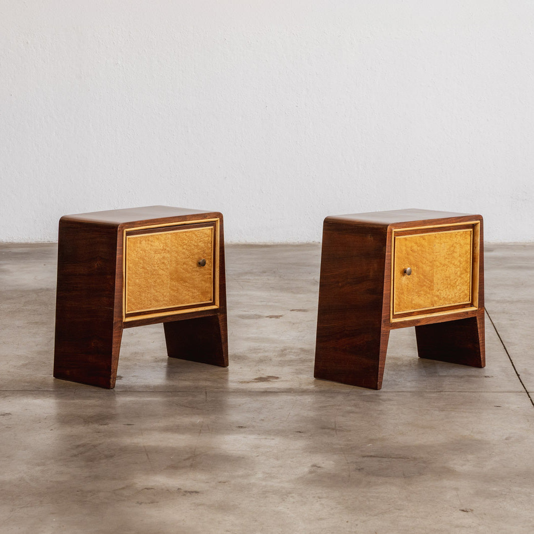 Paolo Buffa Nightstands for La Permanente Mobili Cantù, 1950s, Set of 2