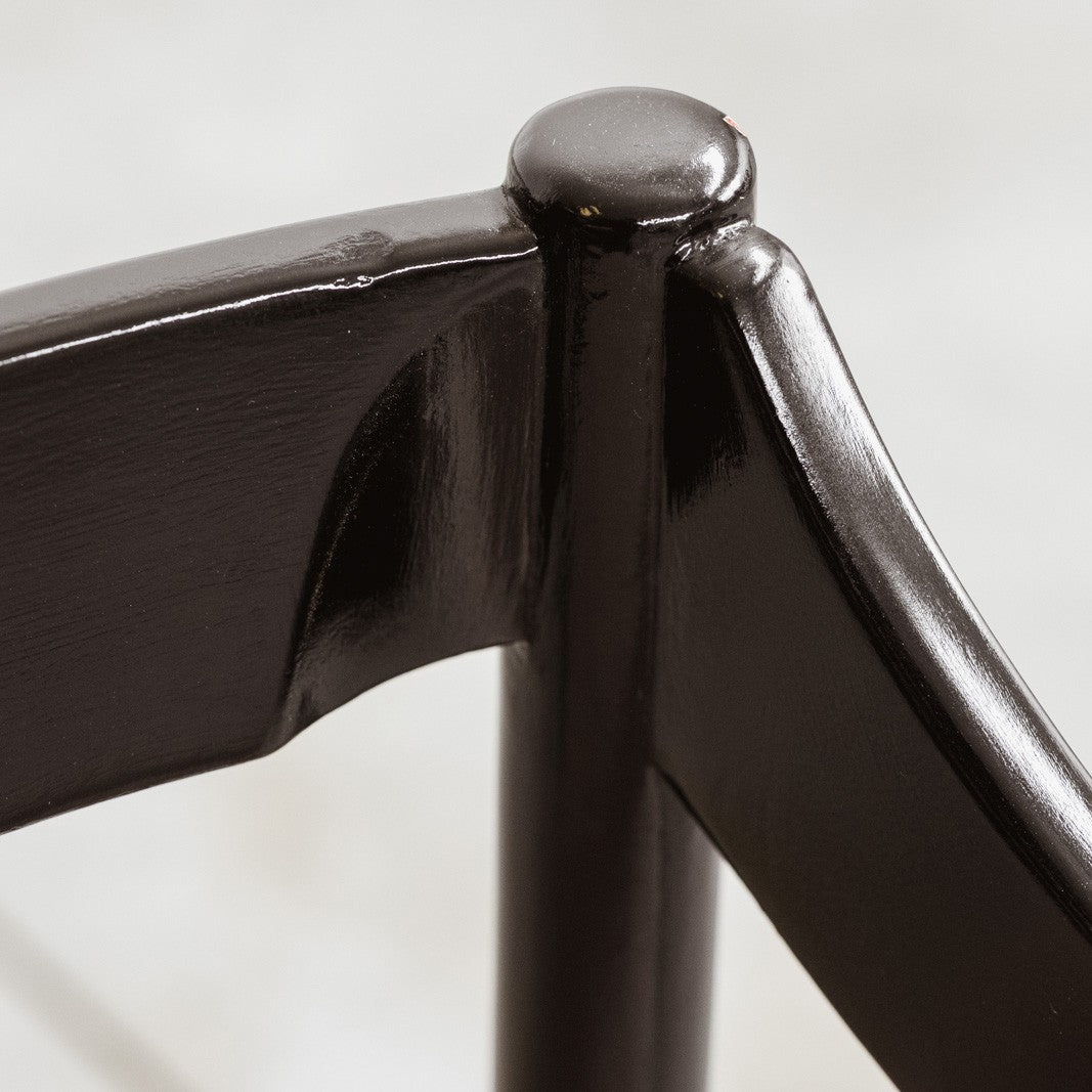 Vico Magistretti "Carimate" Dining Chairs for Cassina, Taupe Alpaca Velvet, 1960, Set of 6