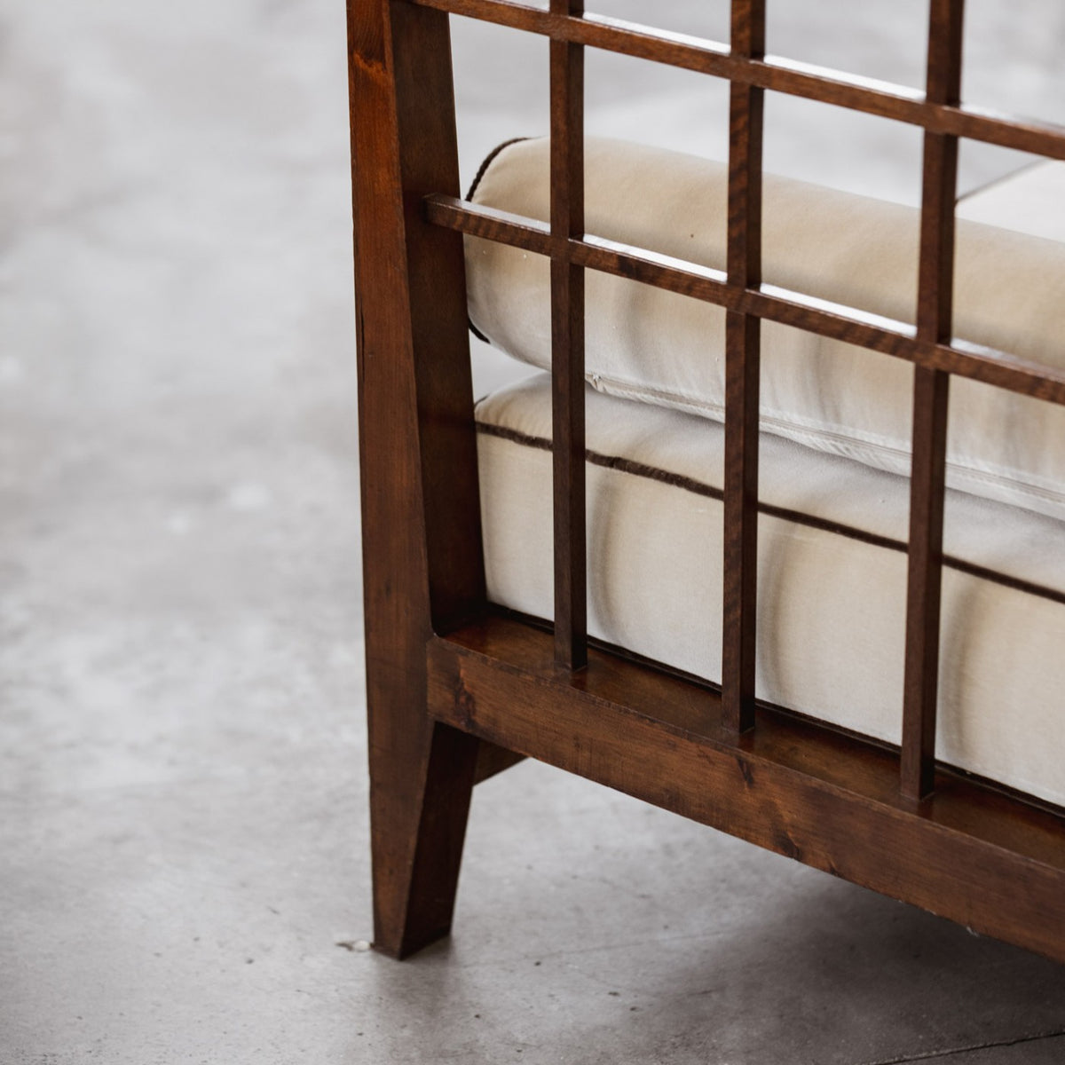 Gio Ponti Rationalist Daybed for Giordano Chiesa, 1948