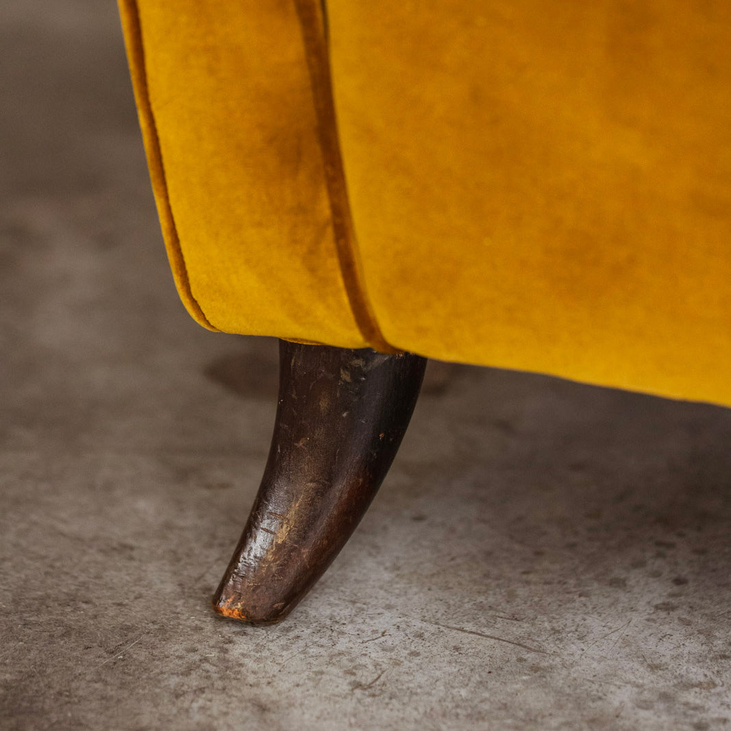 Paolo Buffa armchair for Egidio Proserpio, Velvet, 1956