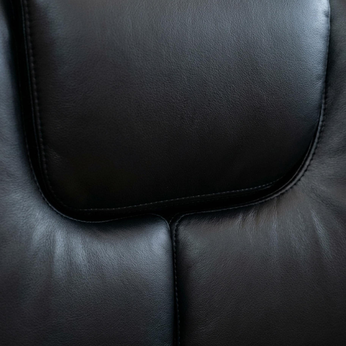 Alberto Rosselli “Confidential” Living Room Set for Saporiti, Black Leather, 1972, Set of 3
