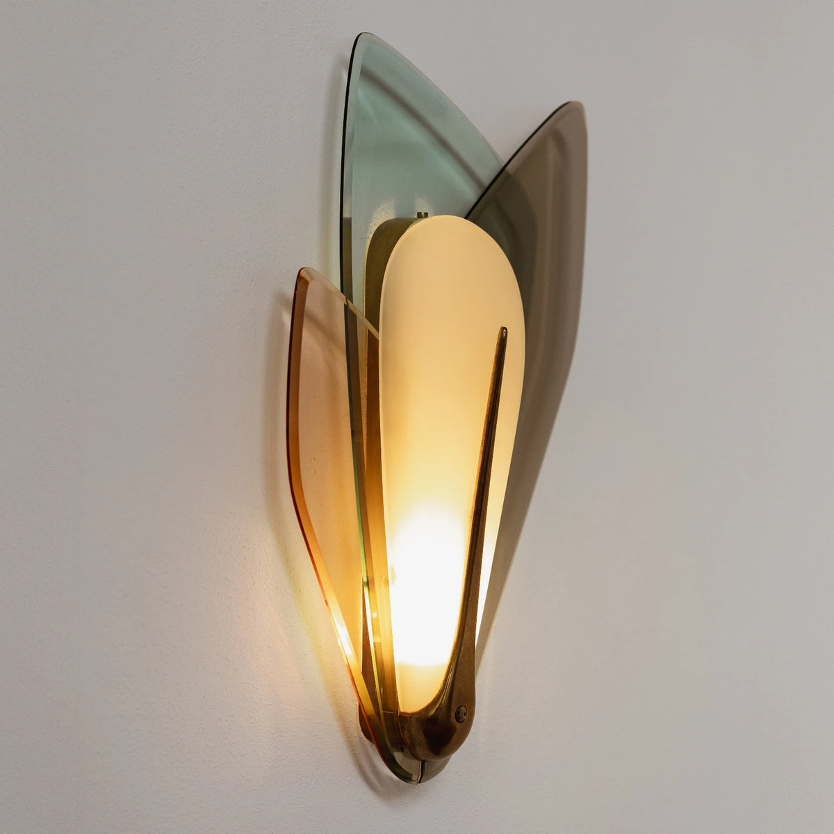 Max Ingrand Sconces for Fontana Arte, 1955