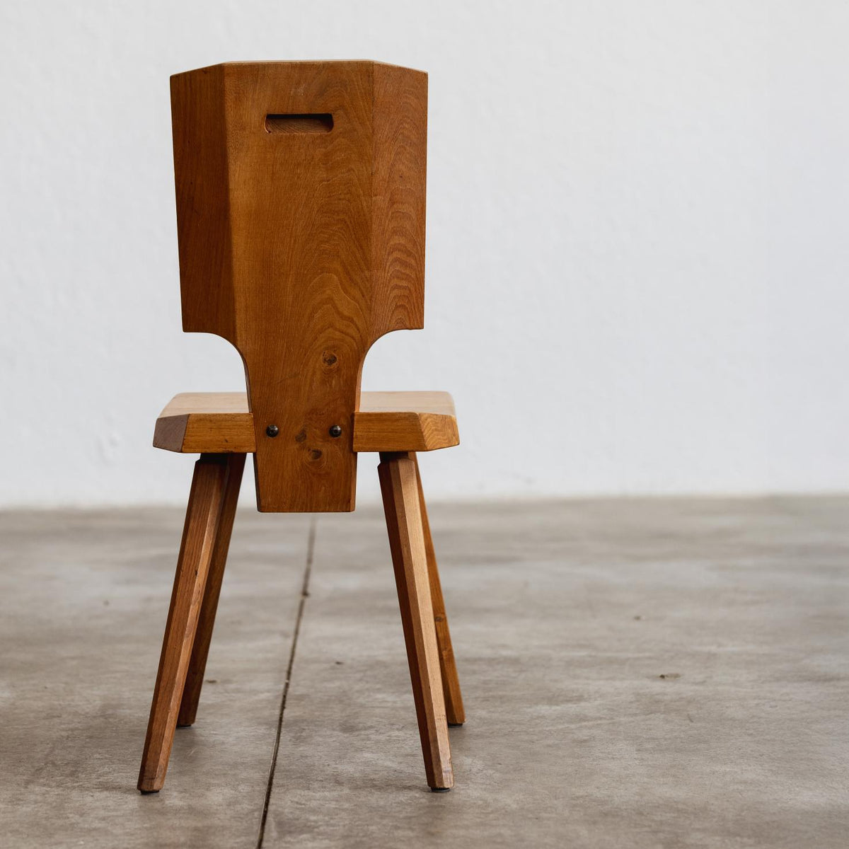 Pierre Chapo T21B "Sfax" Table & "S28" Chairs for Atelier Pierre Chapo, Wood, France, 1970s