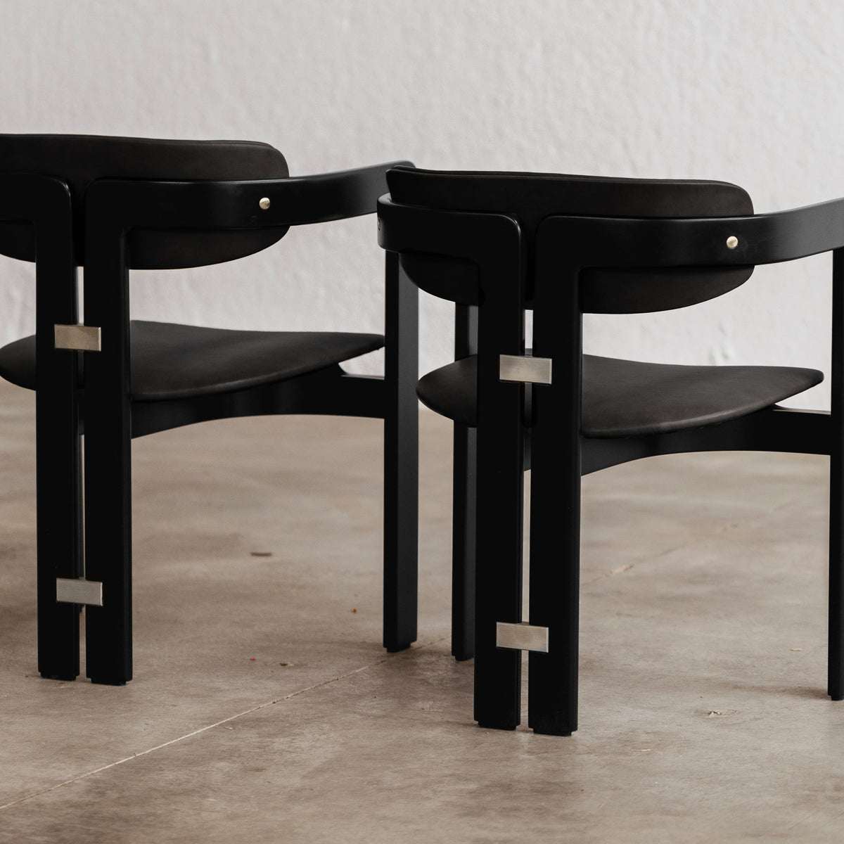 Augusto Savini "Pamplona" Dining Chairs for Pozzi, 1965