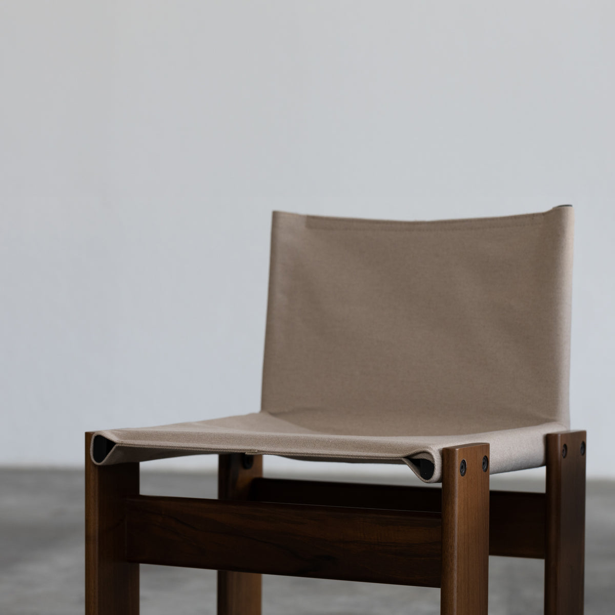 Afra & Tobia Scarpa "Monk" Chairs for Molteni, Ivory Canvas, 1974, Set of 8