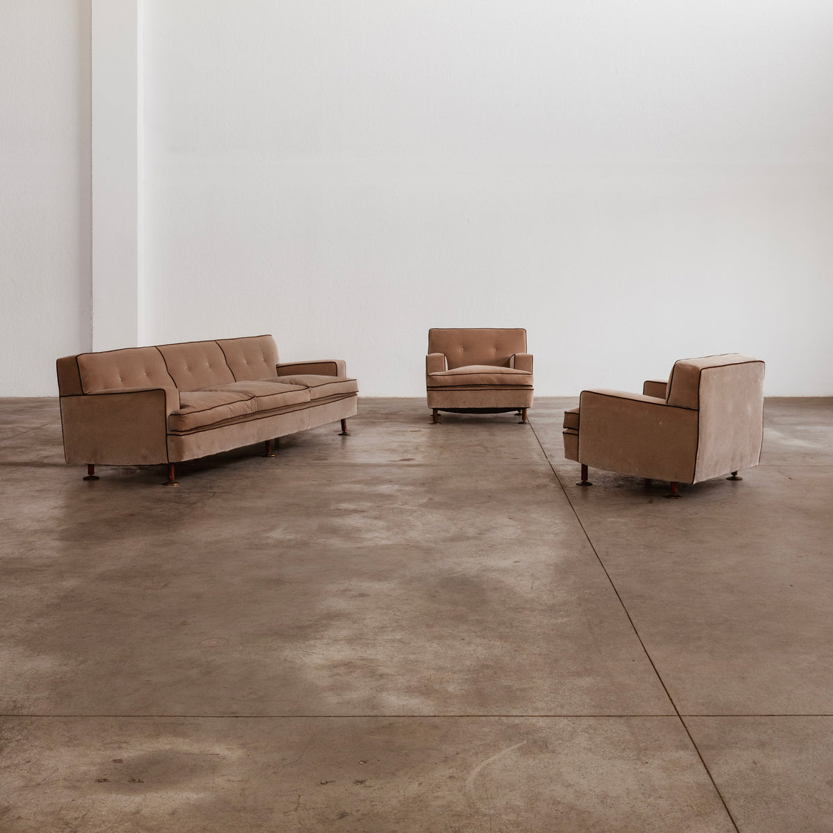 Marco Zanuso "Square" Living Room Set for Arflex, 1962