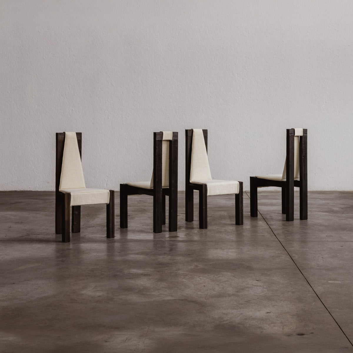 Edoardo Landi "540" Dining Chairs for Nikol International, 1973