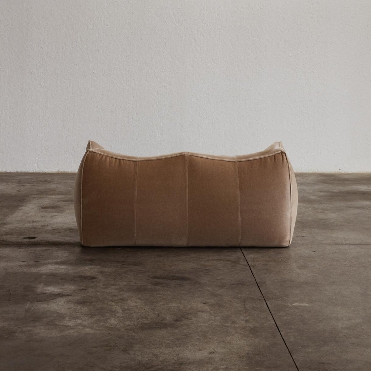 Mario Bellini "Le Bambole" Sofa for B&B Italia, mohair velvet, 1971