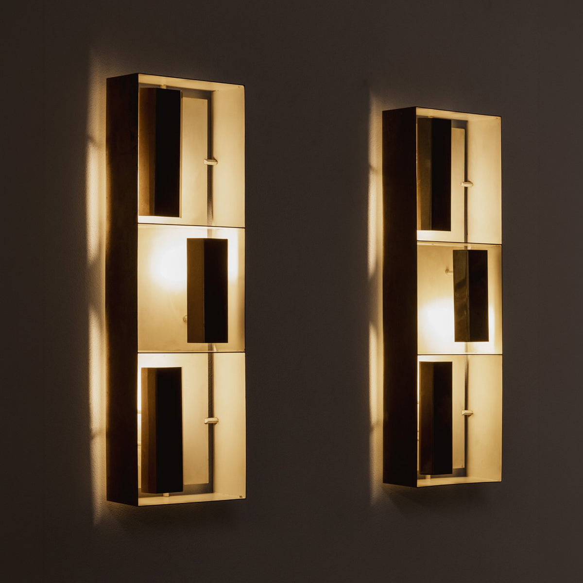 Gio Ponti "Finestra" 12664 Sconces for Arredoluce, Italy, 1957