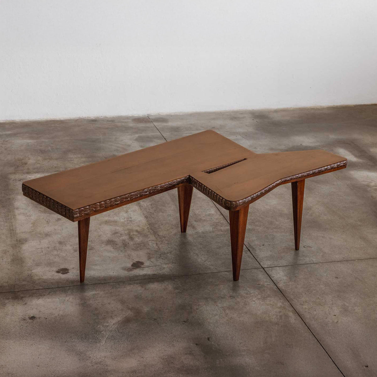 Art Deco Directional Freeform Desk, Italy, 1930s