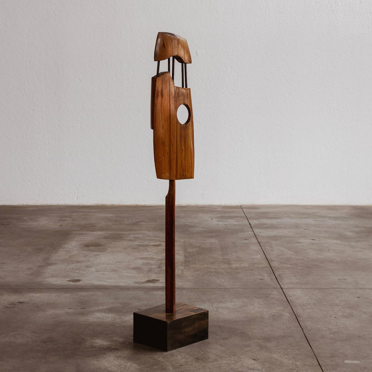 Elvio Becheroni "Totem" Abstract Sculpture, 1988