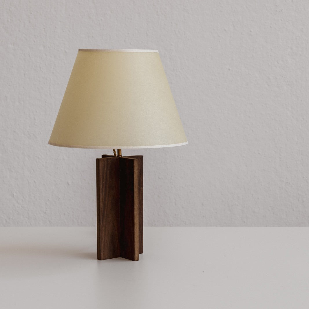 "Croisillon" Table Lamps in the Style of Jean-Michel Frank, 1940s, Set of 2