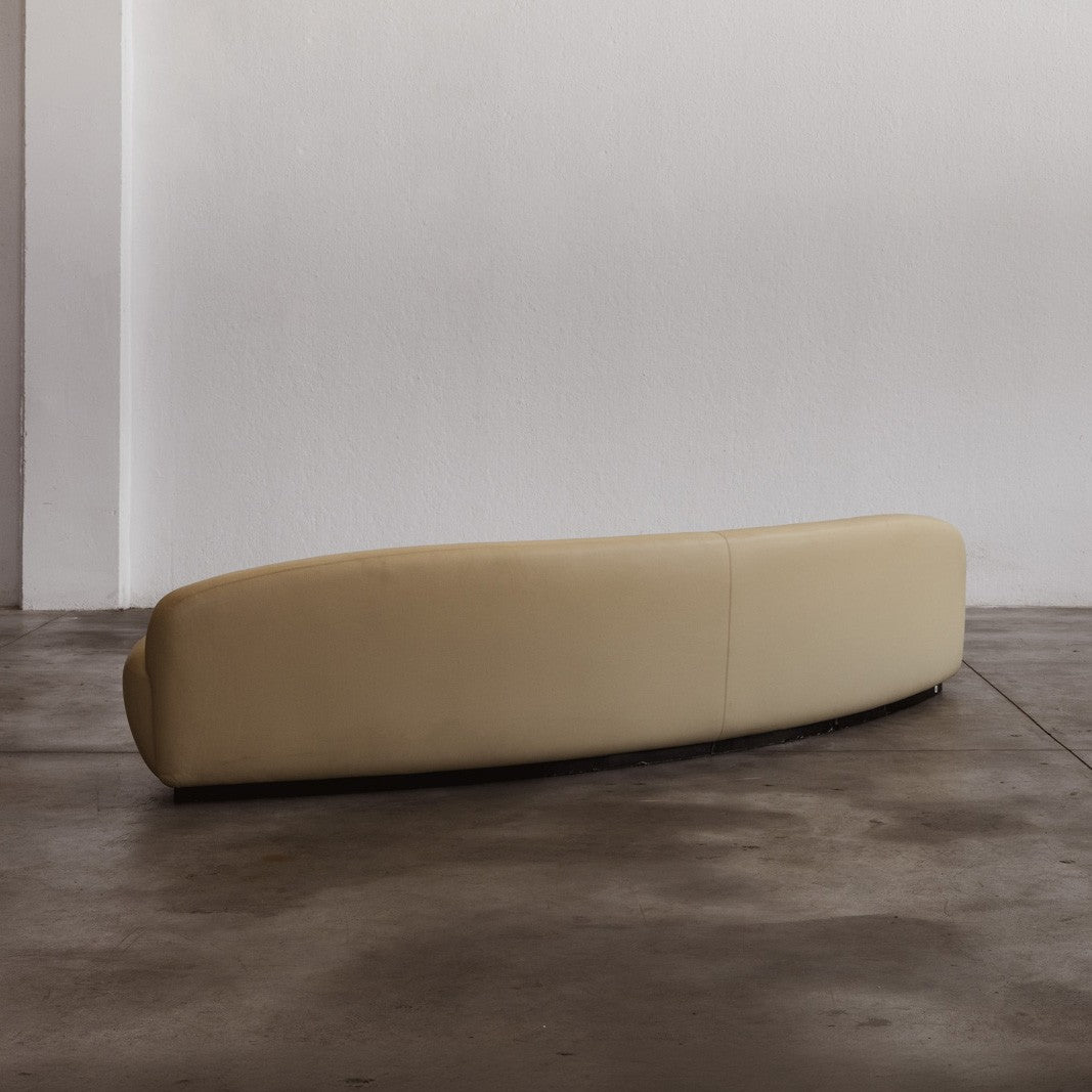 Italian Large Curved Sofa, 2010