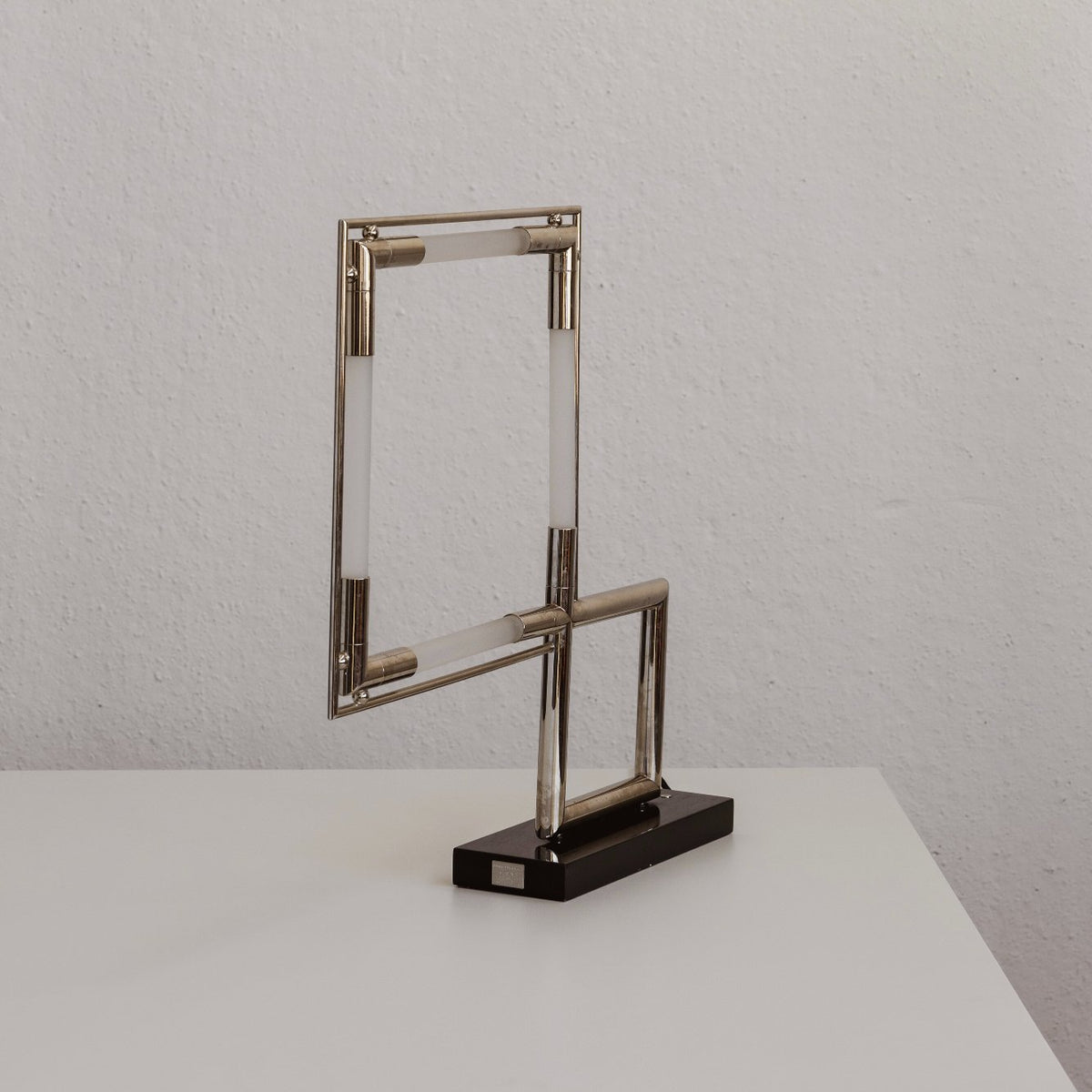 Jacques Adnet "Quadro" Table Lamp for Lumen Center Italia, 1929