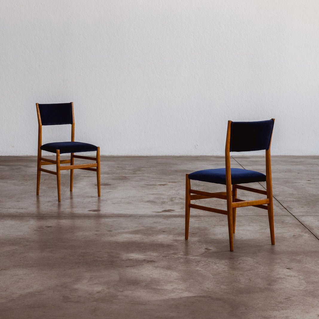 Gio Ponti 646 "Leggera" Dining Chairs for Cassina, 1952