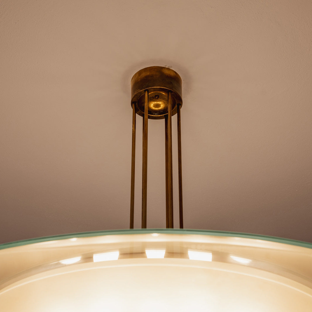 Max Ingrand “1498” Ceiling Lamp for Fontana Arte, 1955