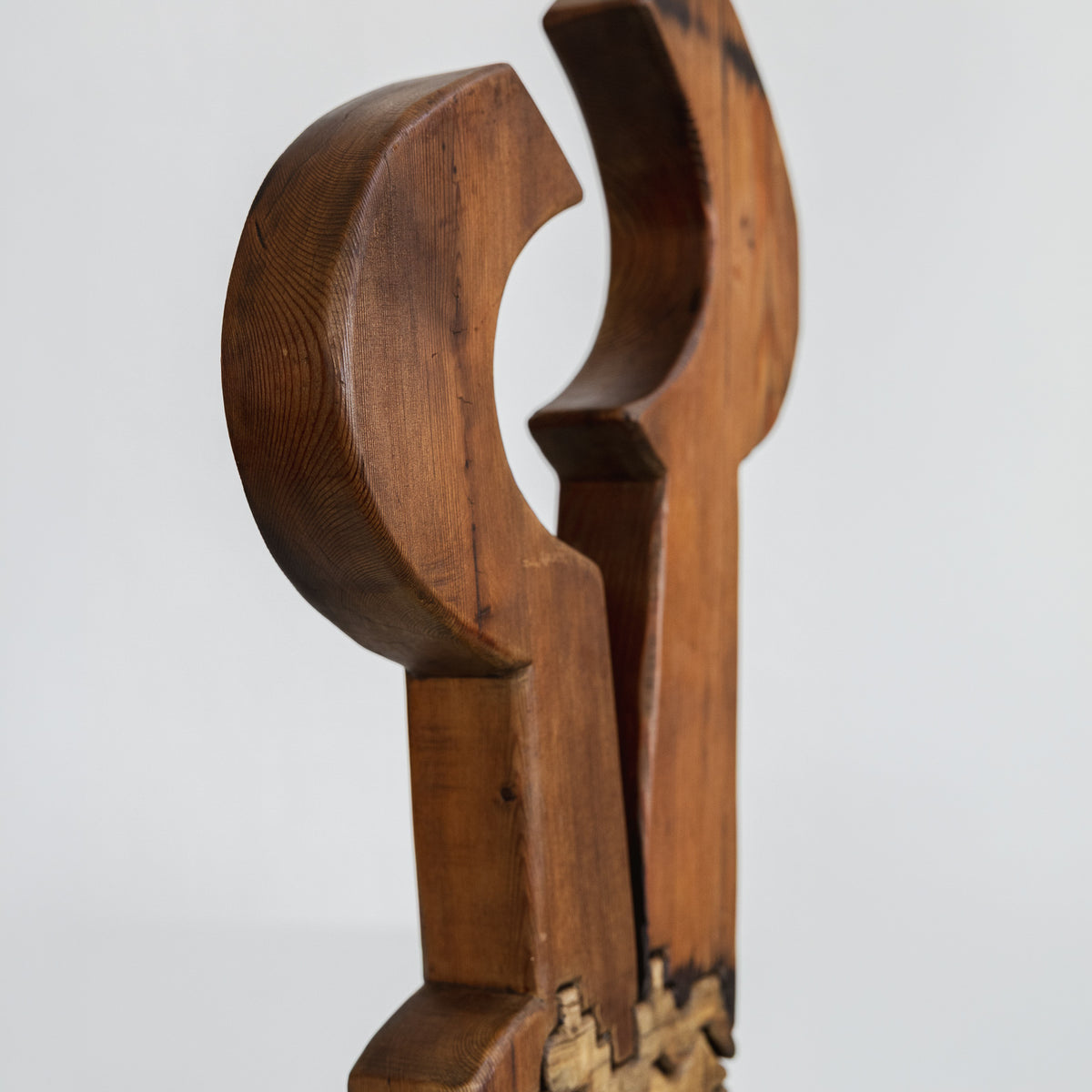 Abstract Wooden Sculpture, Italy, 1990s