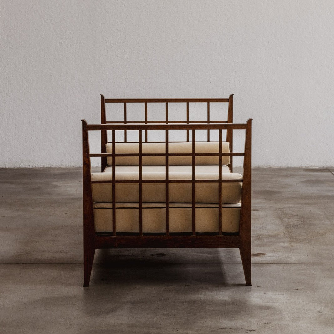 Gio Ponti Rationalist Daybed for Giordano Chiesa, 1948