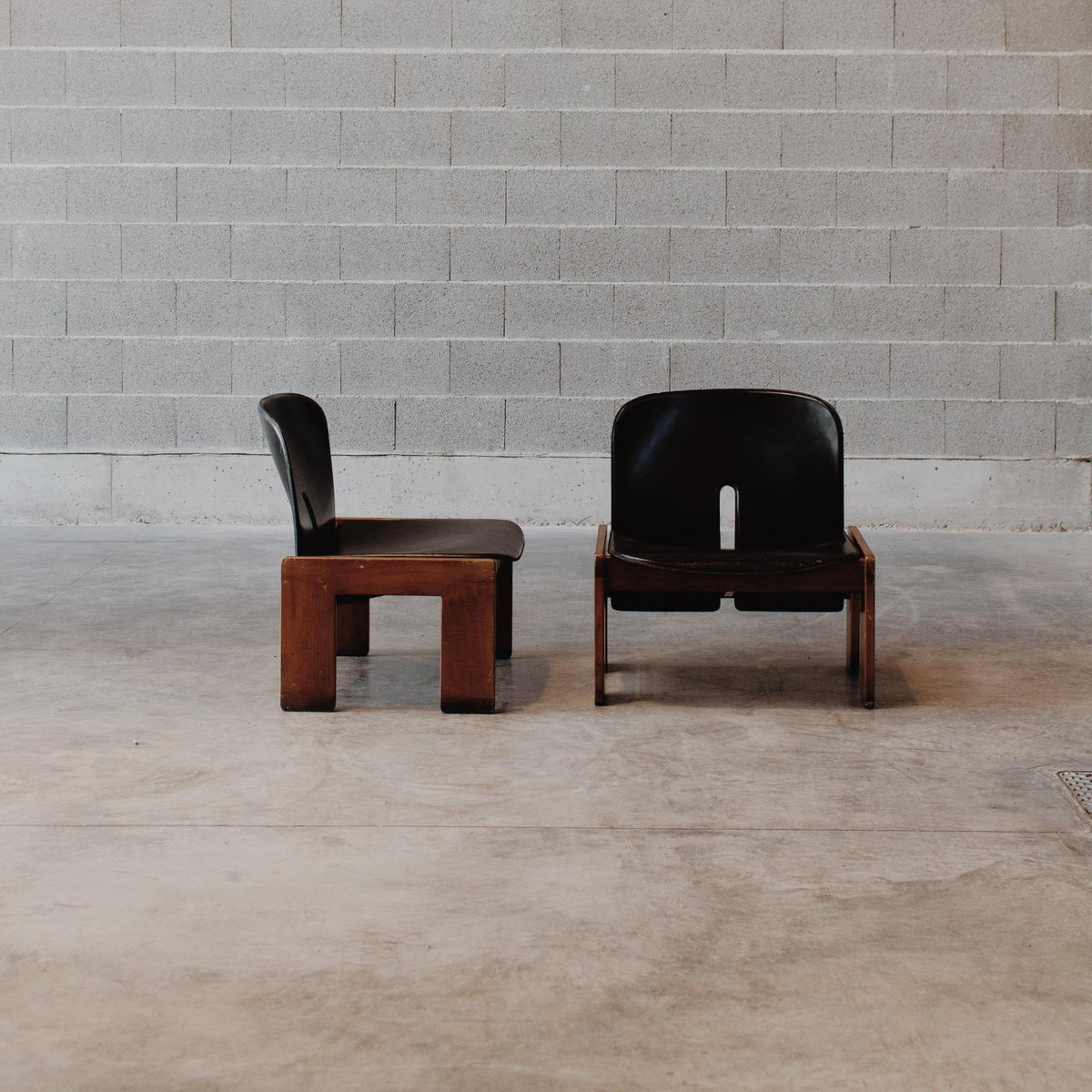 Afra & Tobia Scarpa "925" Easy Chairs for Cassina, 1966