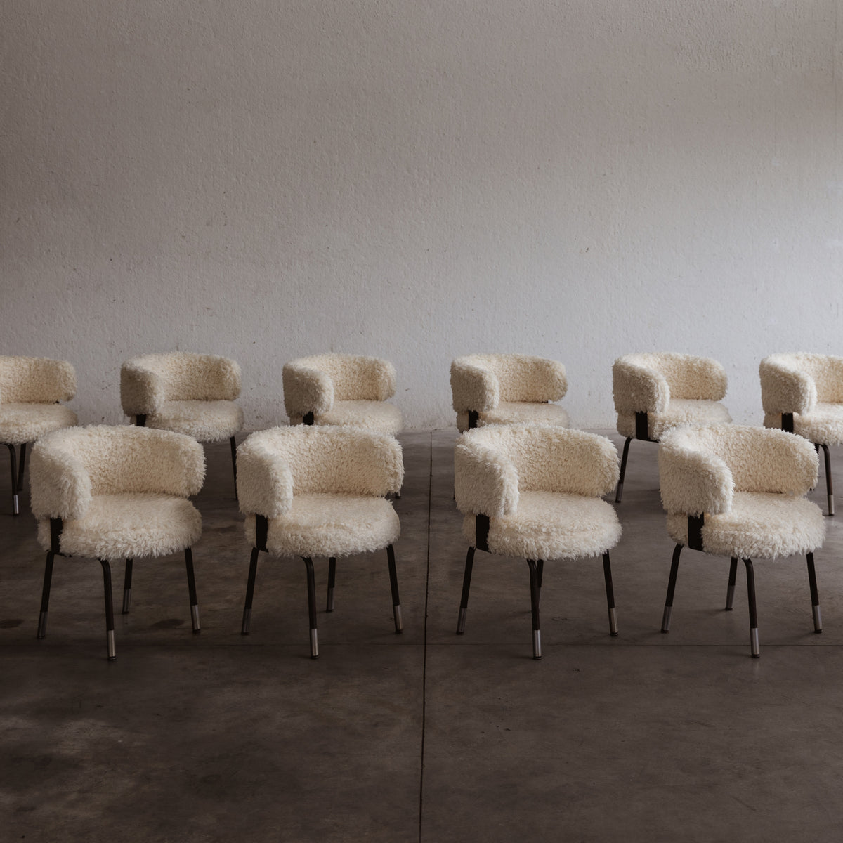 Gianni Moscatelli Dining Chairs for Formanova, 1968, Set of 12