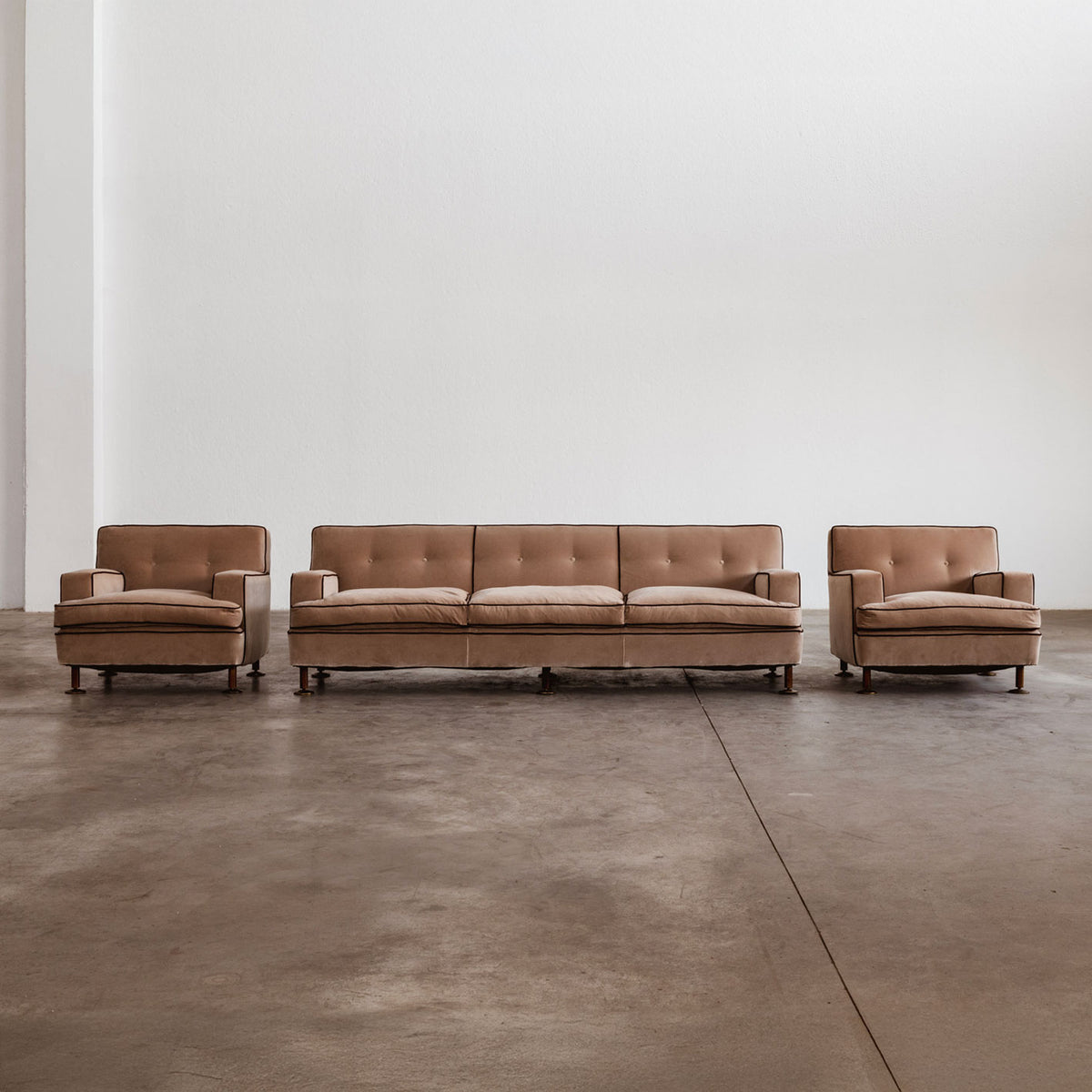 Marco Zanuso "Square" Living Room Set for Arflex, 1962