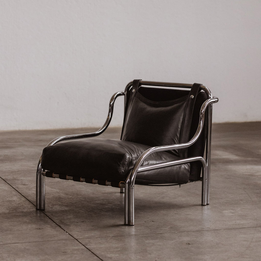 Gae Aulenti “Stringa” Armchairs for Poltronova, 1962, Set of 2