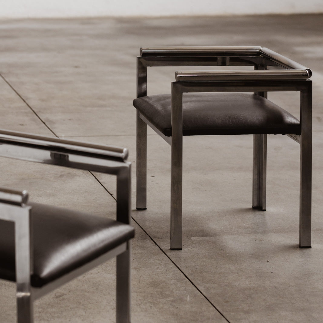 Renato Zevi Dining Chairs for Zevi & C., 1980s, Set of 4