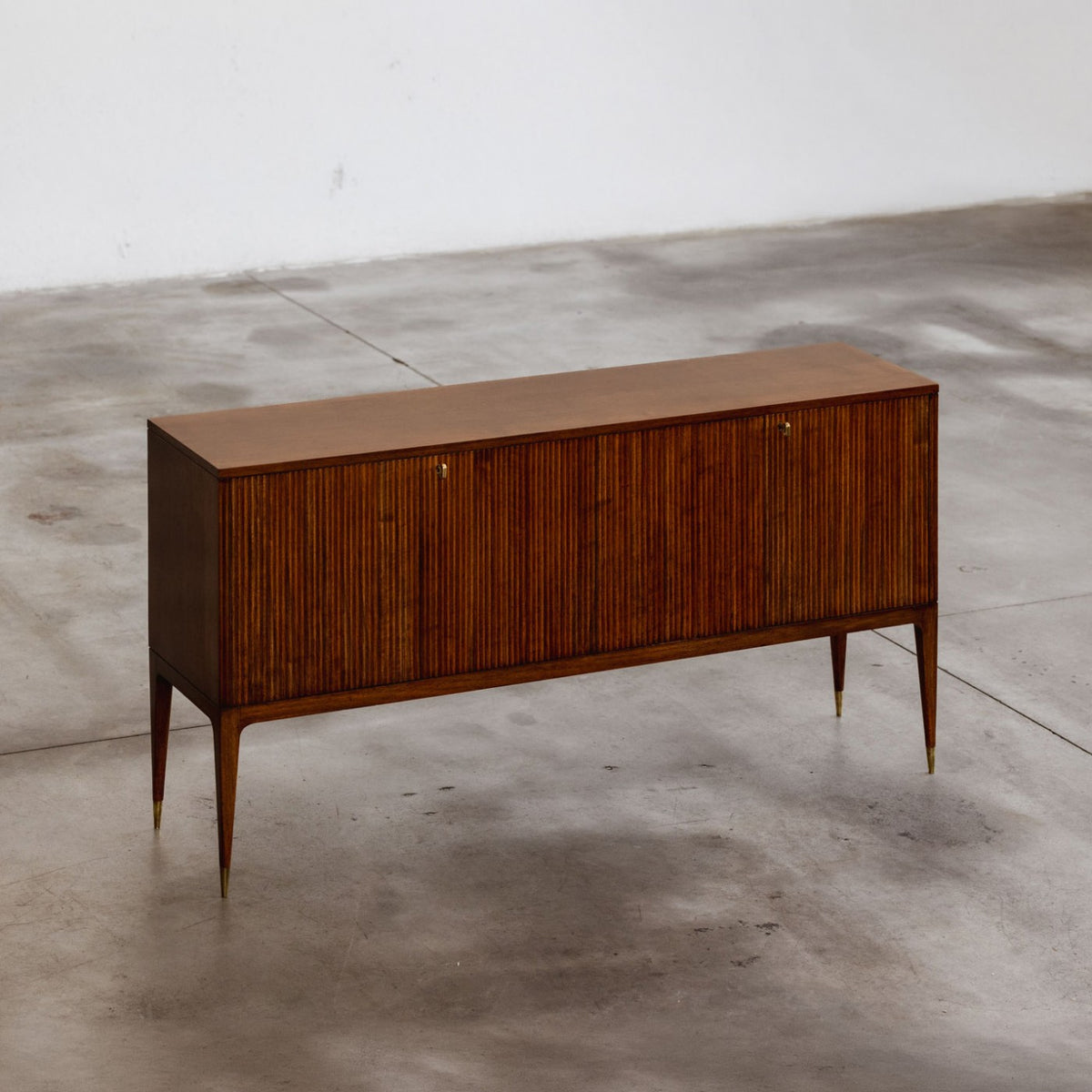 Gio Ponti Ribbed Sideboard, Italy, 1940s