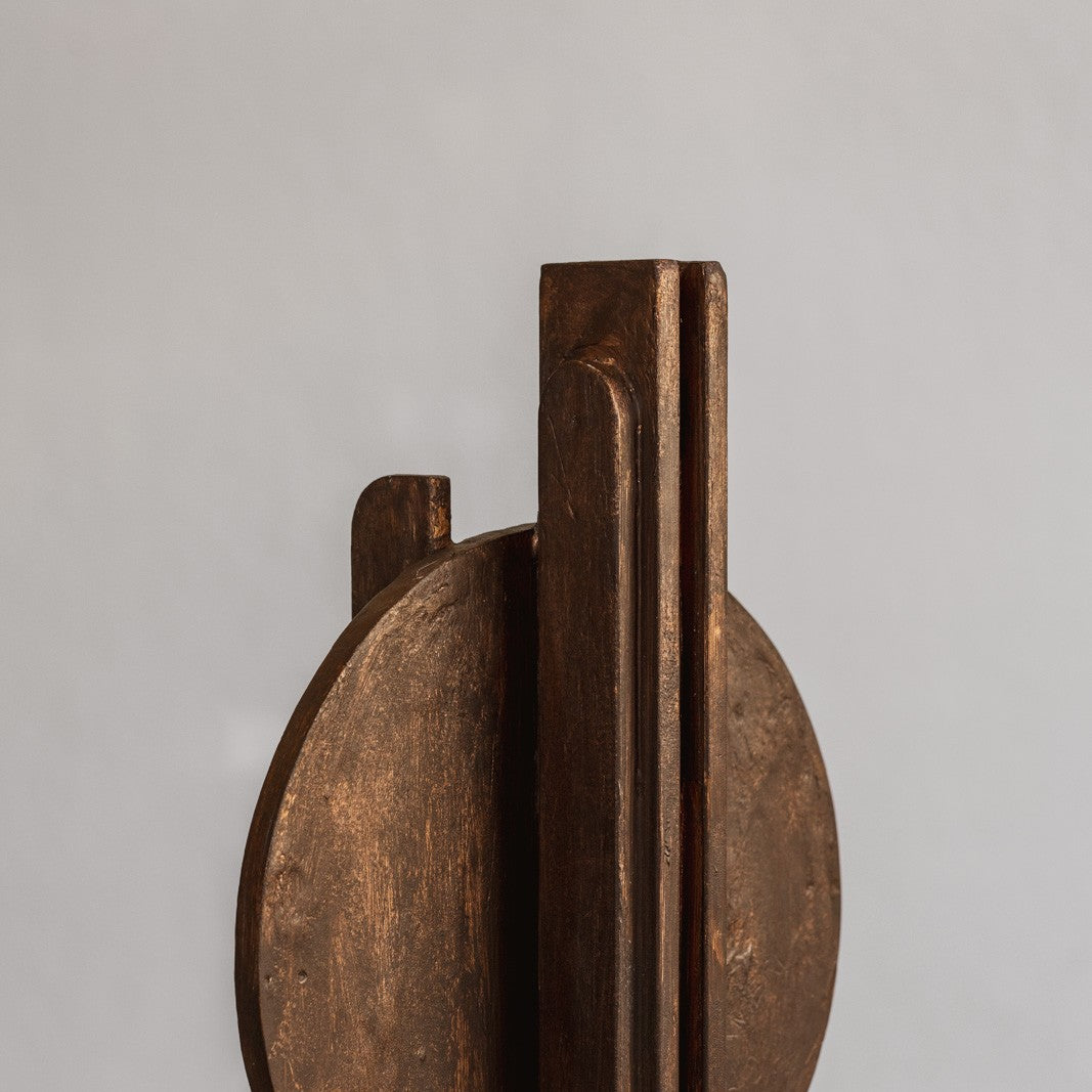Aldo Guarnieri Sculptural Totem, Varnished Wood, 1970