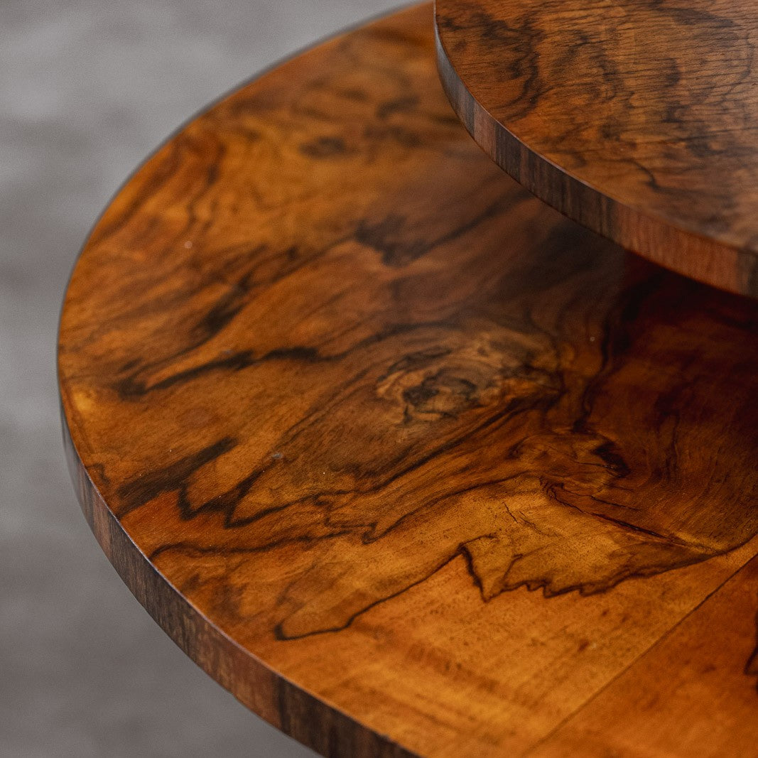 Italian Art Deco Two-Tier Side Table, 1930s