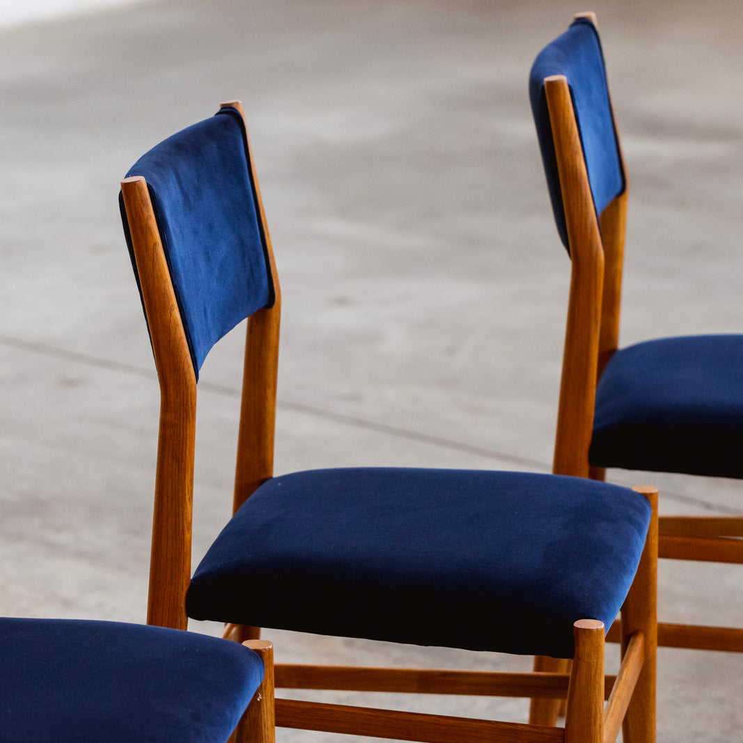 Gio Ponti 646 "Leggera" Dining Chairs for Cassina, 1952