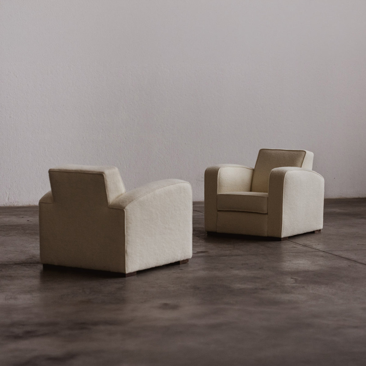 Jacques Adnet Club Armchairs, France, 1936, Set of 2
