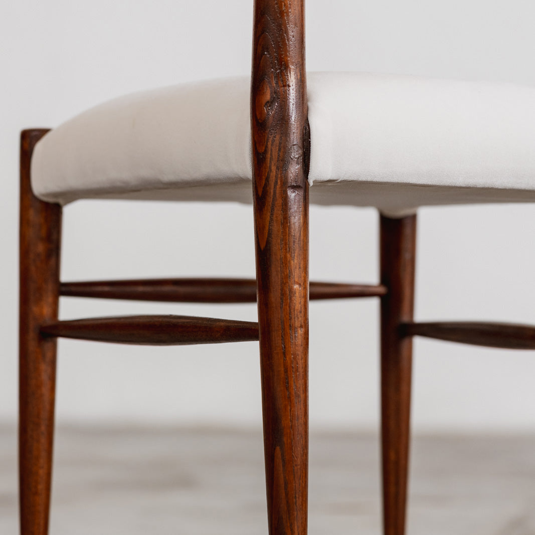 Paolo Buffa Sculptural Dining Chairs for Galdino Maspero, 1948, Set of 10