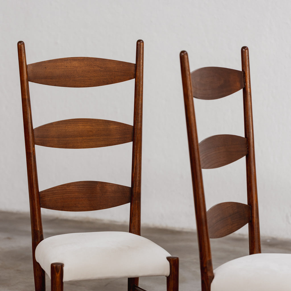 Paolo Buffa Sculptural Dining Chairs for Galdino Maspero, 1948, Set of 10