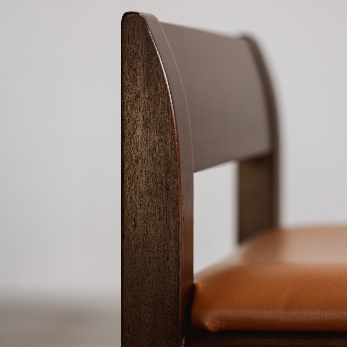 Joseph Dirand Bar Stools, Cognac Leather, 2010, Set of 6