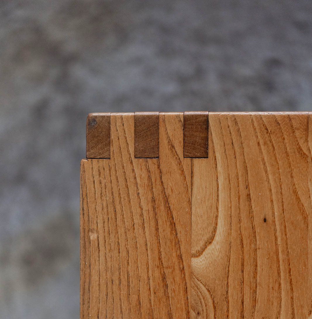 Pierre Chapo "T06" Cross-bar Coffee Table for Atelier Pierre Chapo, 1960
