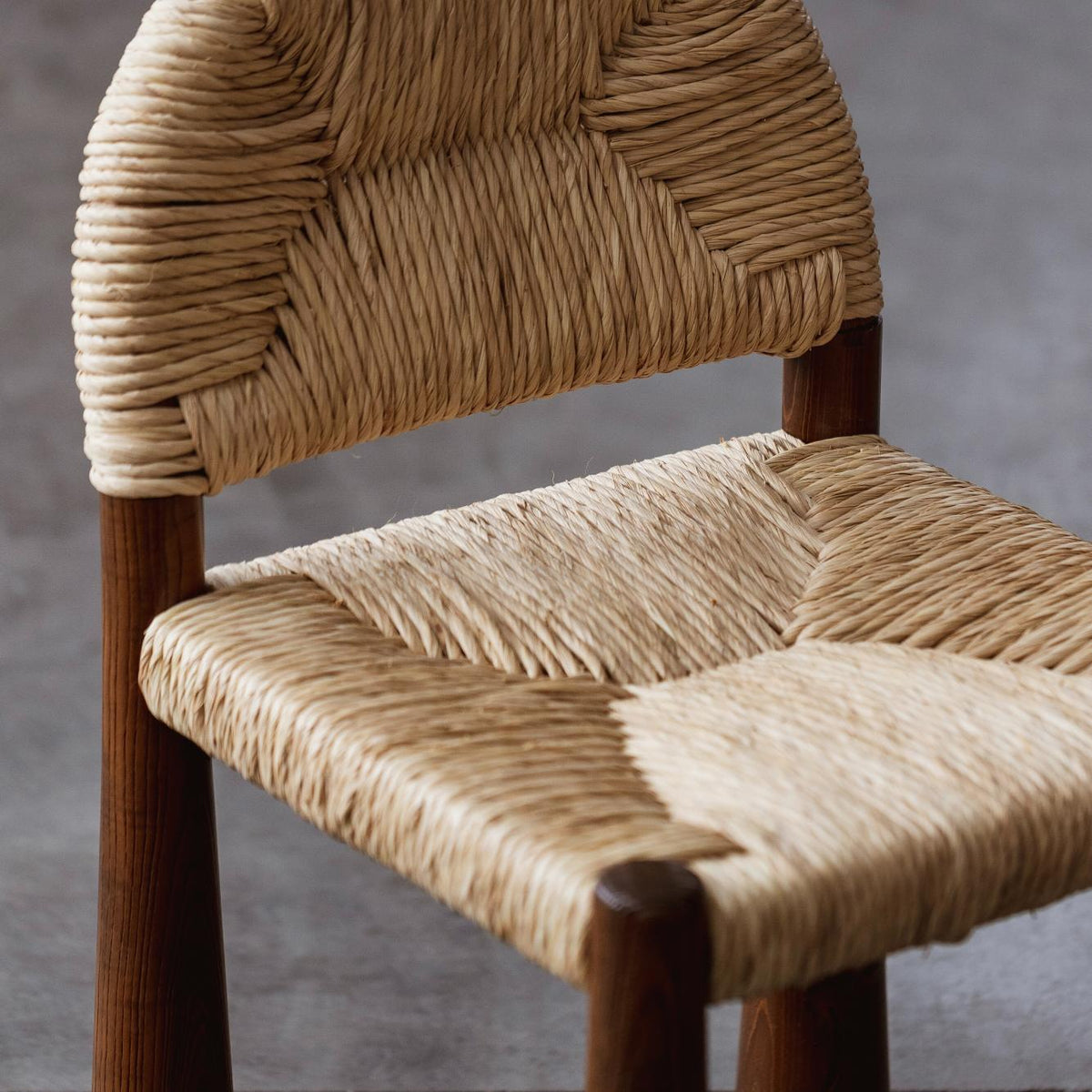 Alessandro Becchi "Toscanolla" Dining Chairs for Giovannetti, Brown Ashwood, 1970