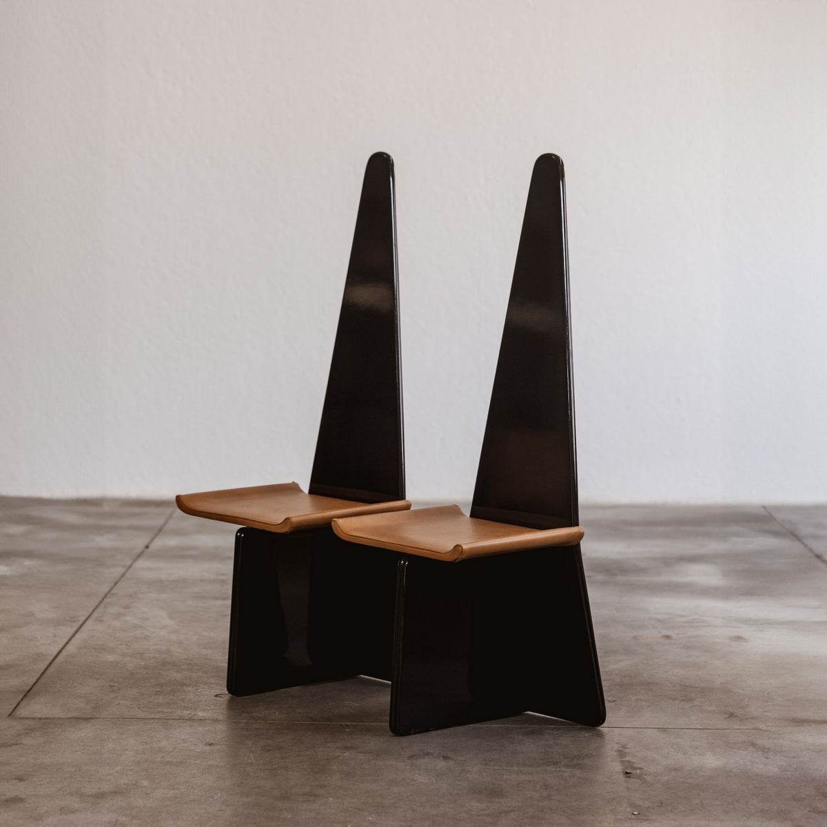 Claudio Salocchi "Napoleone" Dining Chairs for Sormani, 1972