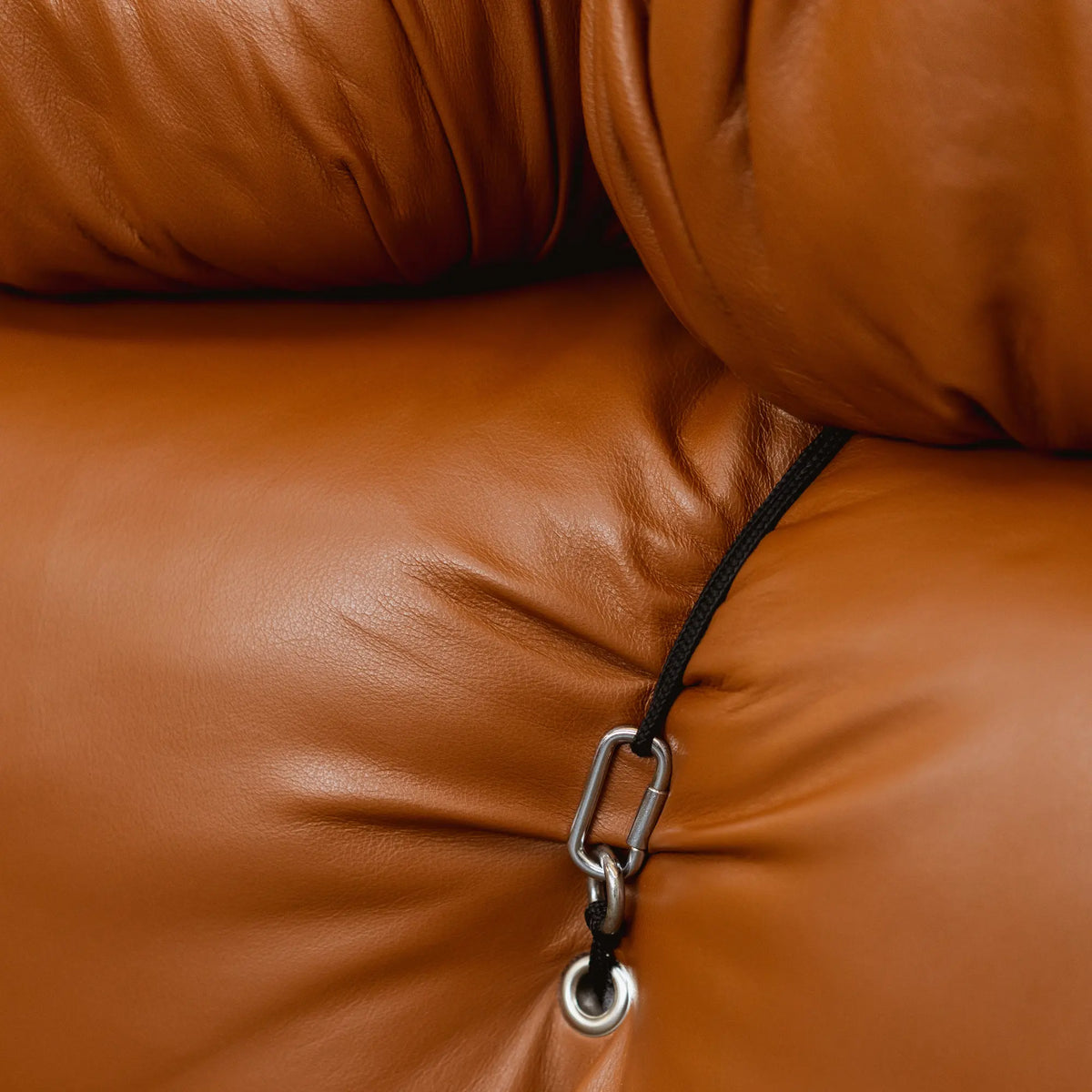 Mario Bellini "Camaleonda" Modular Sofa for B&B Italia, Cognac Leather, 1970