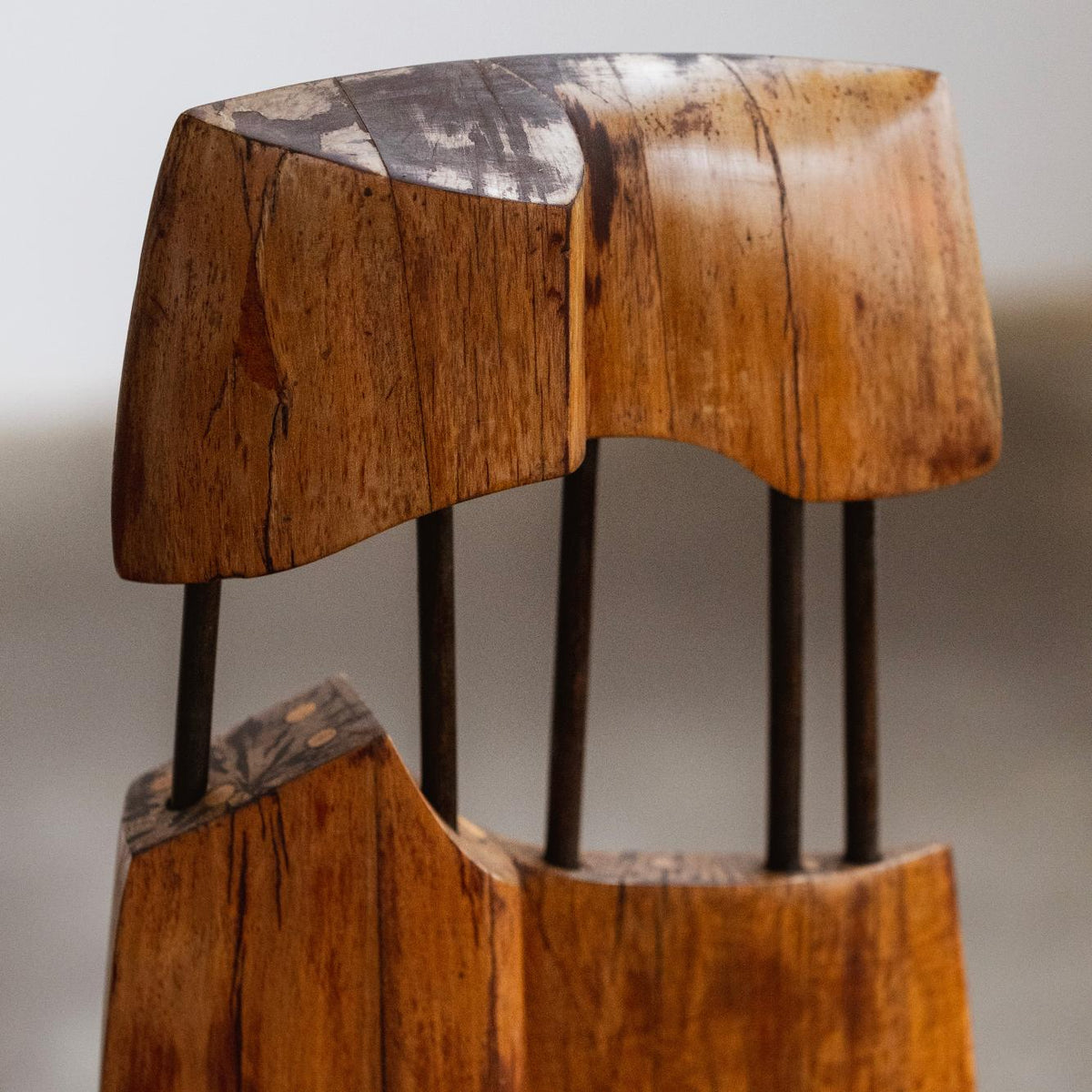 Elvio Becheroni "Totem" Abstract Sculpture, 1988