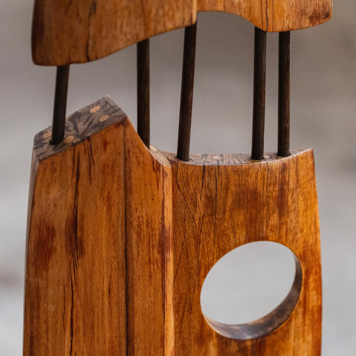 Elvio Becheroni "Totem" Abstract Sculpture, 1988