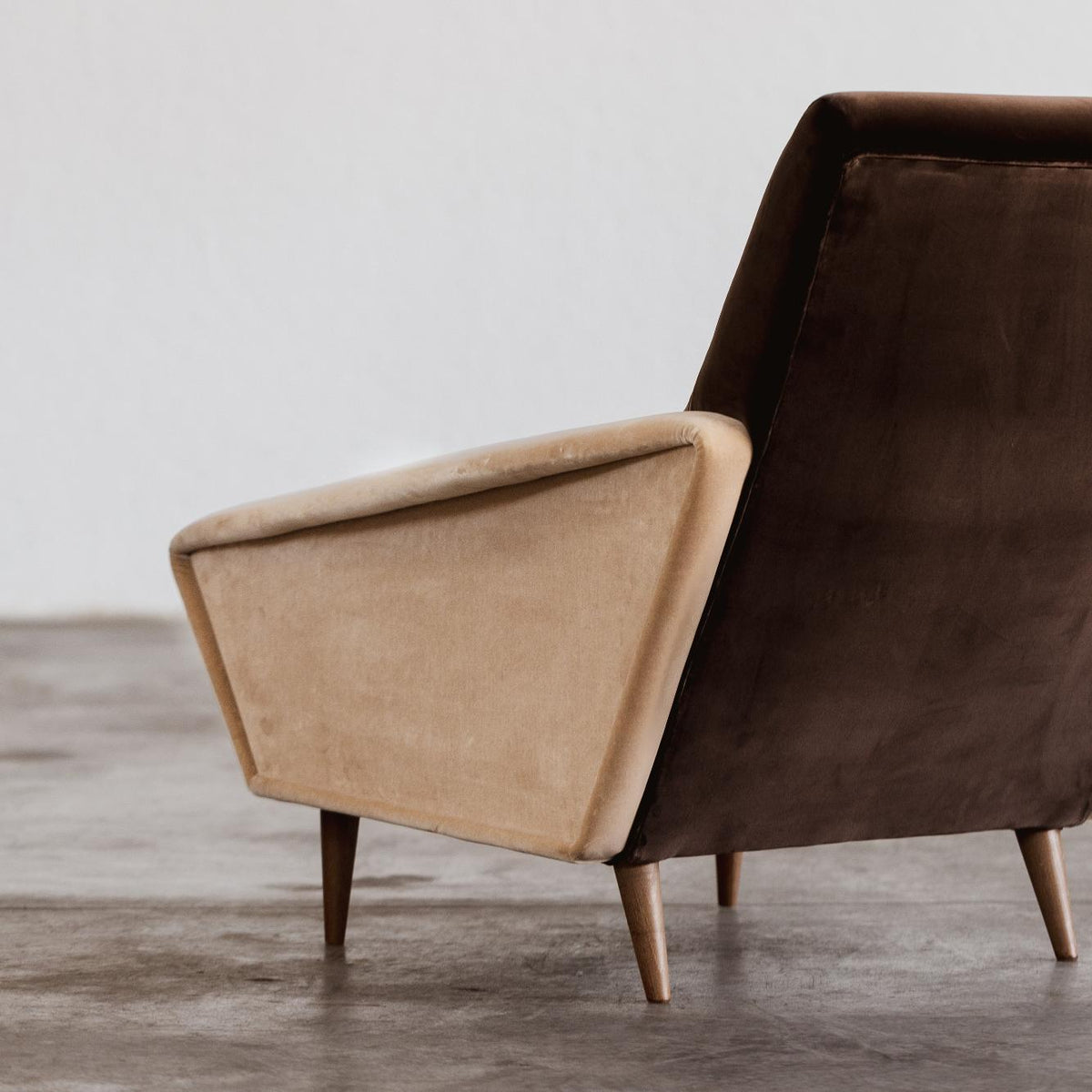 Gio Ponti "807 Distex" Lounge Chair for Cassina, Velvet, 1953