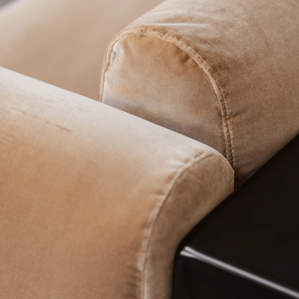 Cini Boeri "Gradual System" Armchairs for Gavina, Camel Velvet, 1970