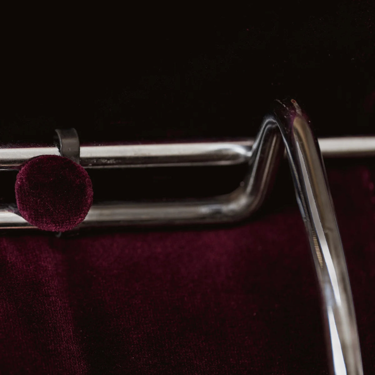 Afra & Tobia Scarpa "Soriana" Easy Chairs for Cassina, Burgundy Velvet, 1969