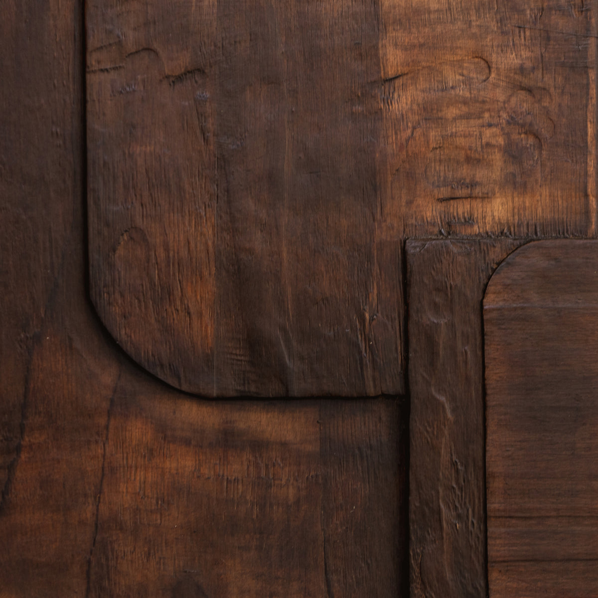 Nerone & Patuzzi Sculptural Wooden Wall Panel for NP2, 1973